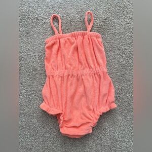 Girls 12-18 months Gap Terrycloth Romper